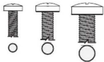 ErgoAV ERMMM6-01B - Select TV Bolts - 1