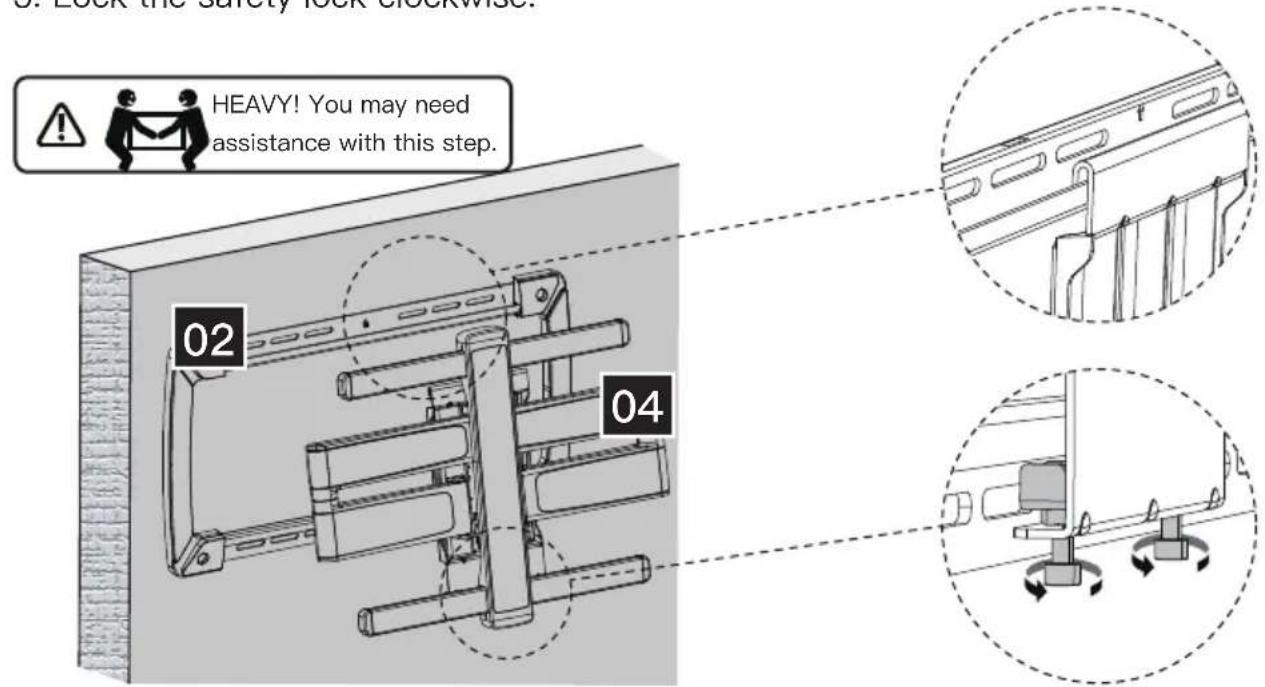 ErgoAV ERMMM6-01B - Step 3 Secure the Arm Assembly to the Wall Plate - 1