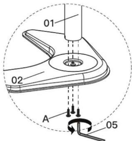 ErgoAV ERDAS1-01B - Pièces et matériel fournis pour l'étape 1 - 5
