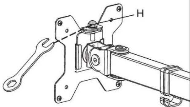 ErgoAV ERDAS1-01B - Étape 4 Fixer le moniteur à la tête du bras pivotant - 2