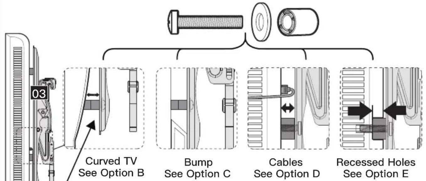 ErgoAV ERMTL1-01B - Select TV Bolts - 4