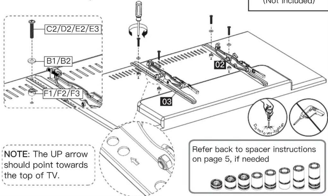 ErgoAV ERMTL1-01B - Option C (For TV with A "Bump") - 3