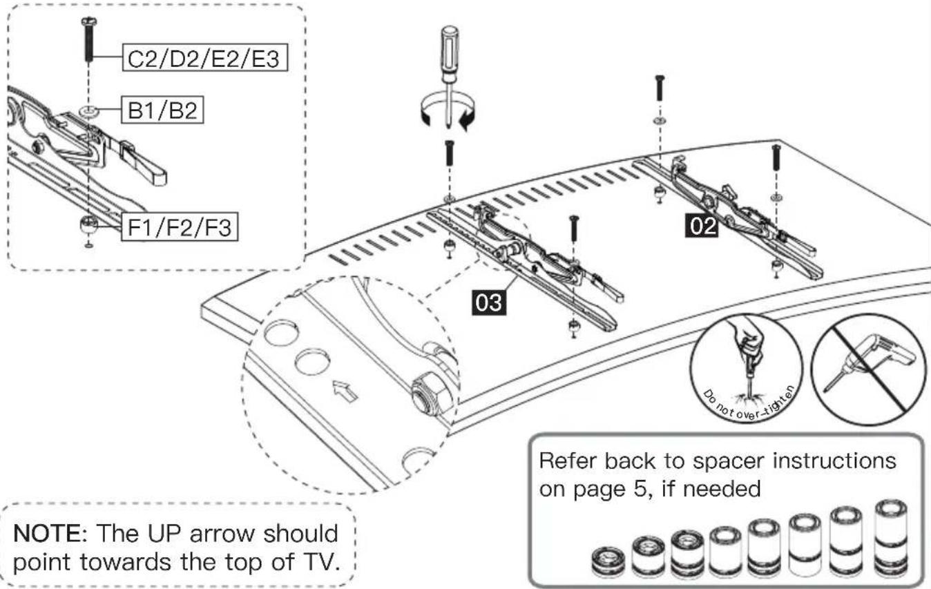 ErgoAV ERMTL1-01B - Option B (For Round Back TV) - 1