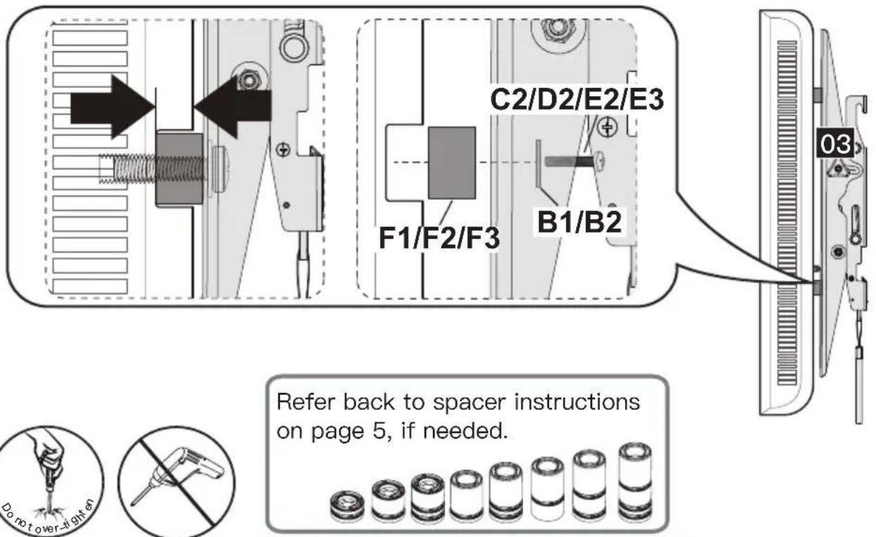 ErgoAV ERMTX1-01B - Option E (For Recessed Holes) - 2