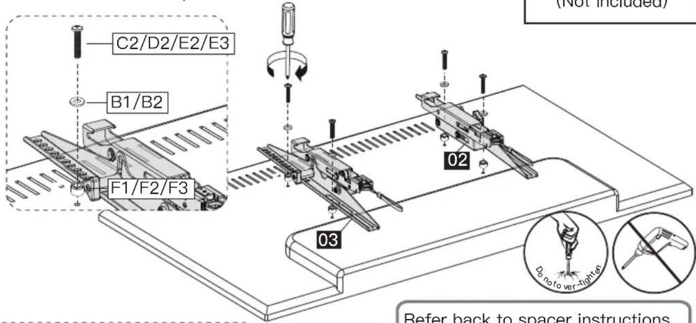 ErgoAV ERMTX1-01B - Option C (For TV with A "Bump") - 3