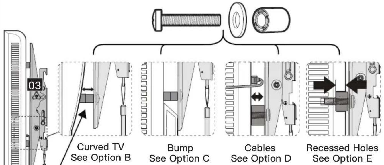 ErgoAV ERMTX1-01B - Select TV Bolts - 4