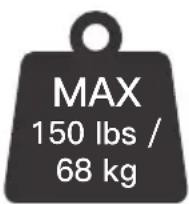 ErgoAV ERMTX1-01B - Restrictions de poids - 1