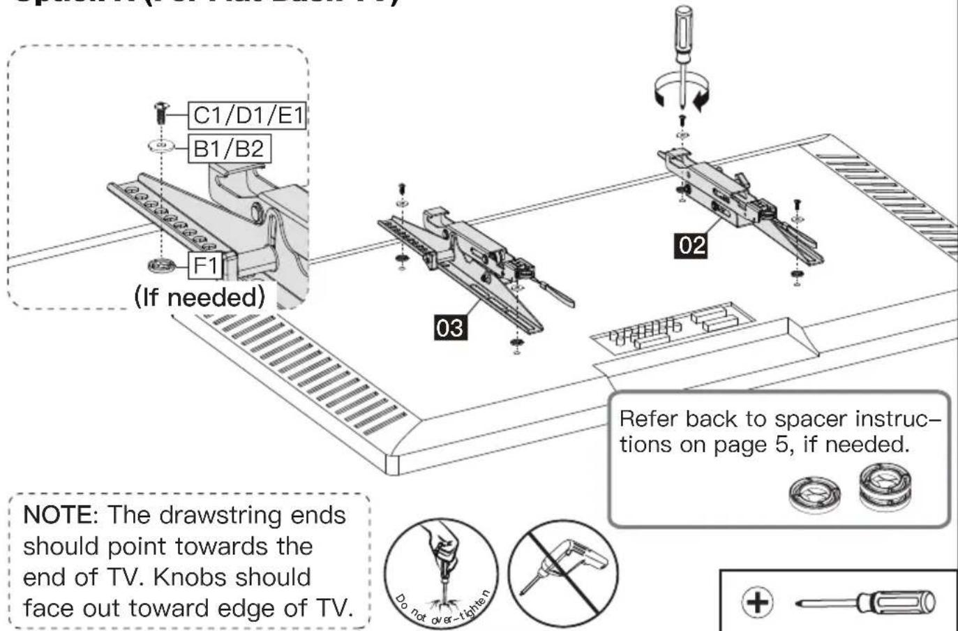 ErgoAV ERMTX1-01B - Select TV Bolts - 7