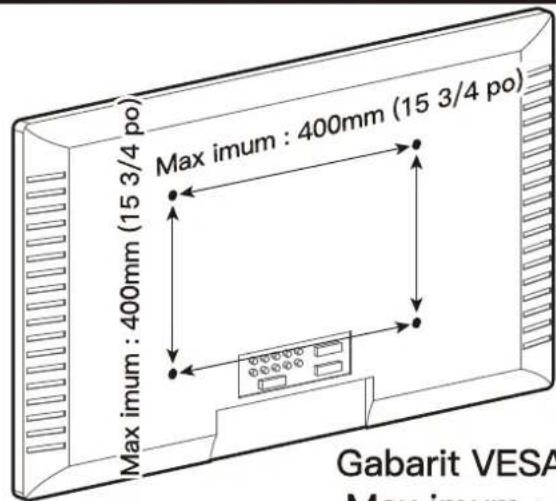ErgoAV BETCM1-01B - Vérifiez le modèle VESA du TV avant l'installation - 1