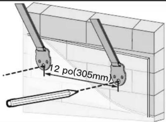12 po(305mm)