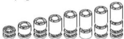 ErgoAV ERTSM1-01B - Opción E (para agujeros invertidos) - 2
