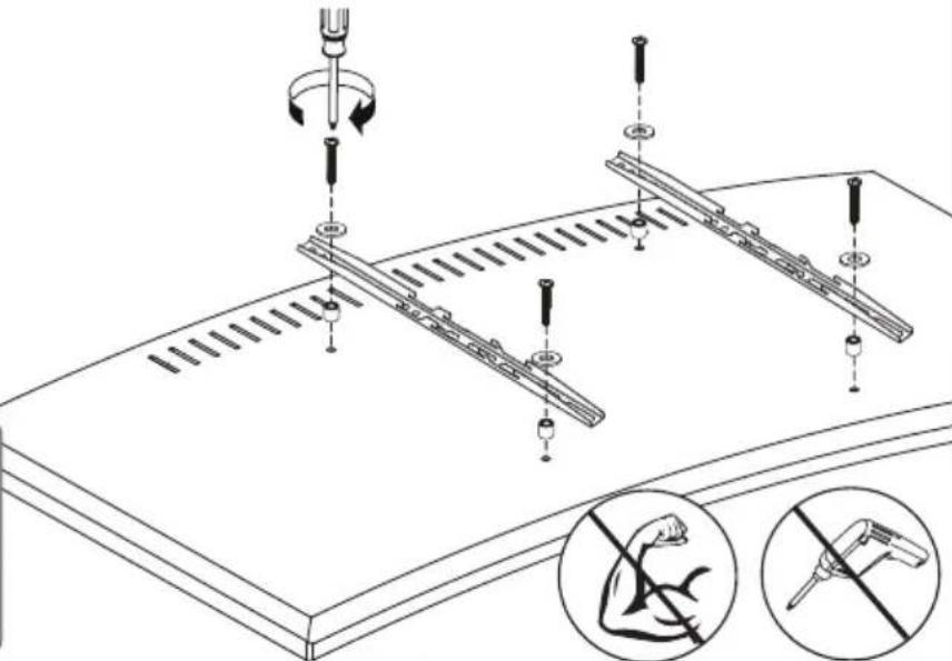 ErgoAV ERTSM1-01B - Option B (For Curved Back TV) - 3