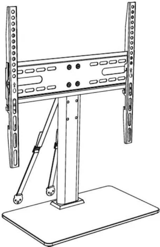 ErgoAV ERTSM1-01B - Table Top TV Stand Instruction Manual - 1