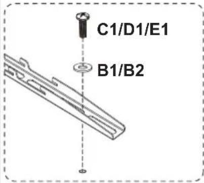ErgoAV ERTSM1-01B - Select TV Bolts. - 7