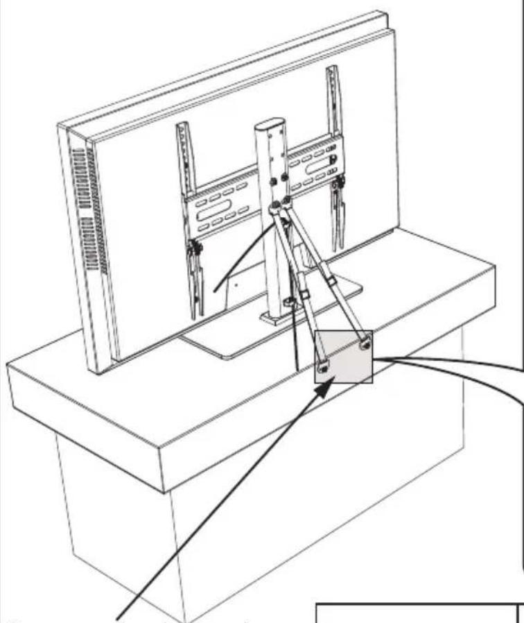 ErgoAV ERTSM1-01B - Para la instalación de muebles de madera - 2