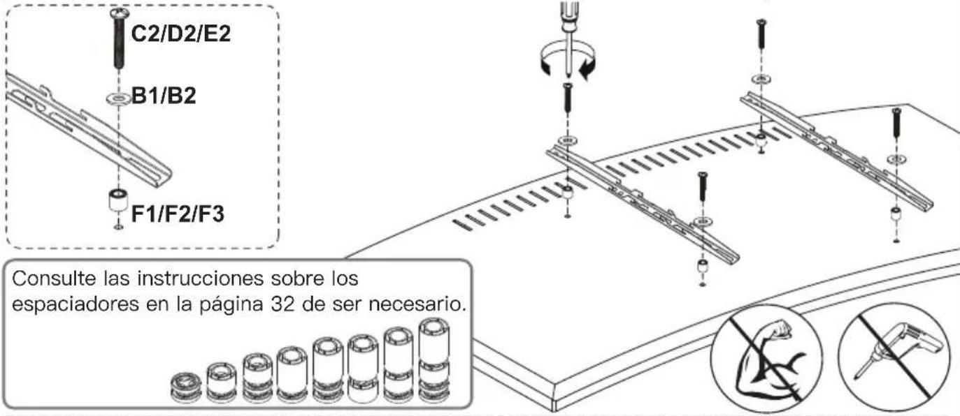 ErgoAV ERTSM1-01B - Opción B (para televisores con respaldo curvo) - 1