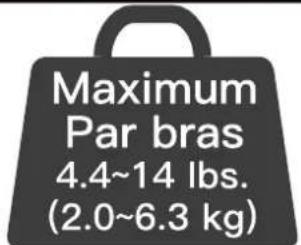 ErgoAV ERDGS2-01B - Restrictions de poids - 1