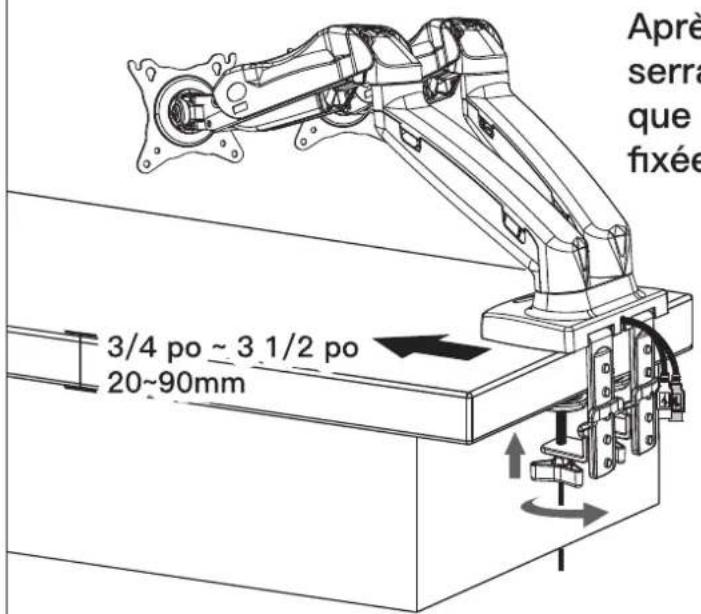 ErgoAV ERDGS2-01B - Option A : Pour le montage de la pince - 3