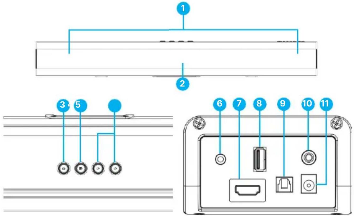 Majority Naga 40 - Installazione della Soundbar a parete - 4