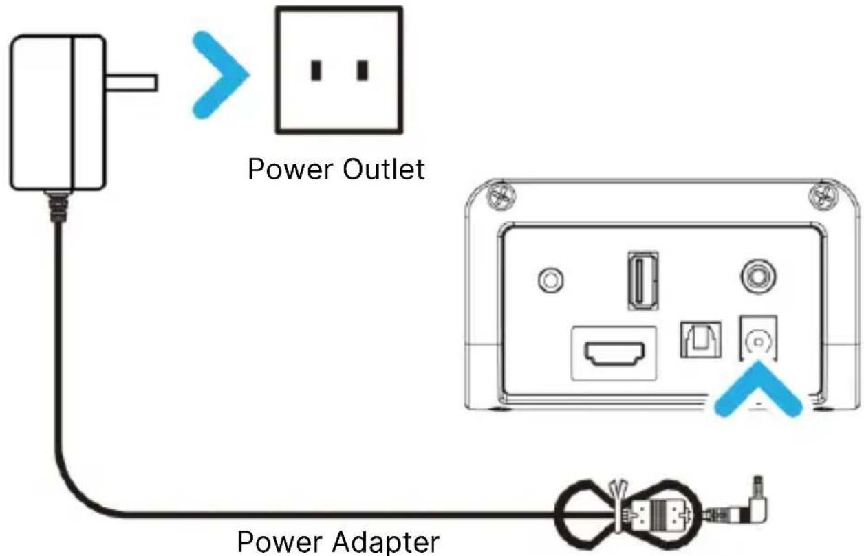 Majority Naga 40 - Connecting to the Mains Socket - 1
