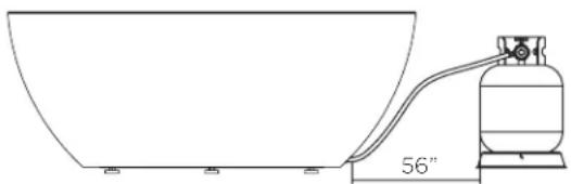 Blaze Outdoor BLZ-38-FBOWL-LP - ADVERTENCIA - 1