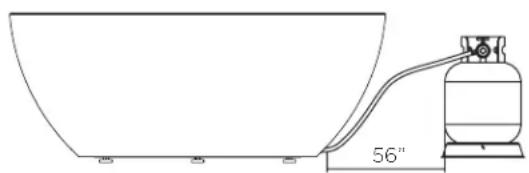 Blaze Outdoor BLZ-38-FBOWL-LP - AVERTISSEMENT - 1