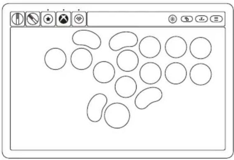 8BitDo Arcade Controller - Arcade-Controller (Xbox) - 1