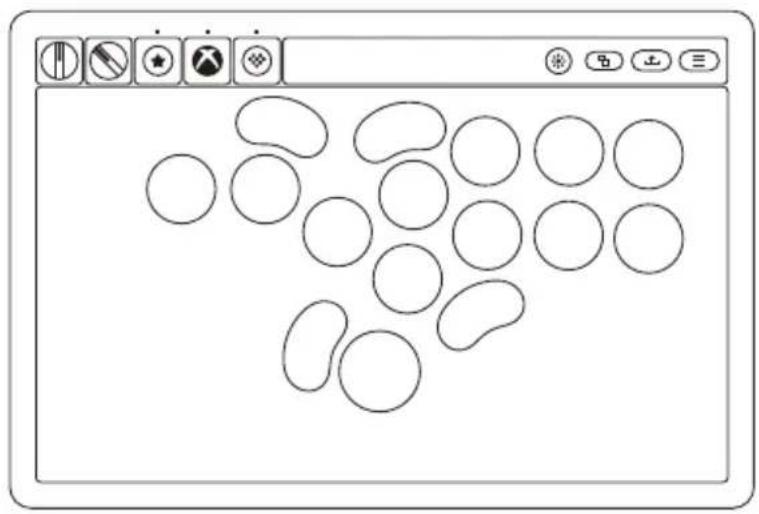 8BitDo Arcade Controller - Contrôleur d'arcade (Xbox) - 1
