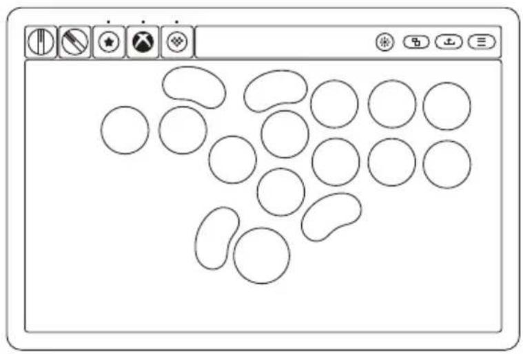 8BitDo Arcade Controller - Controle de Arcade (Xbox) - 1
