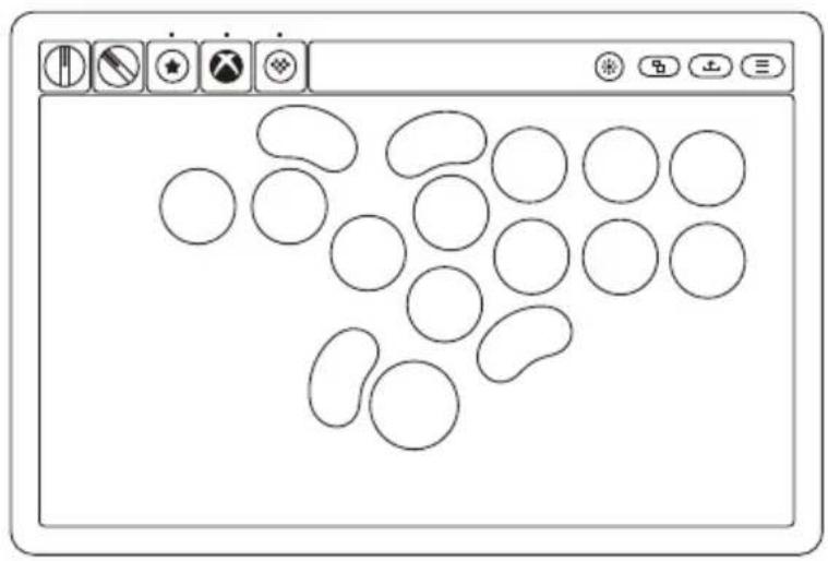 8BitDo Arcade Controller - Controlador de Arcade (Xbox) - 1