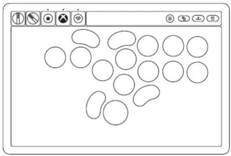 8BitDo Arcade Controller - Controllore Arcade (Xbox) - 1