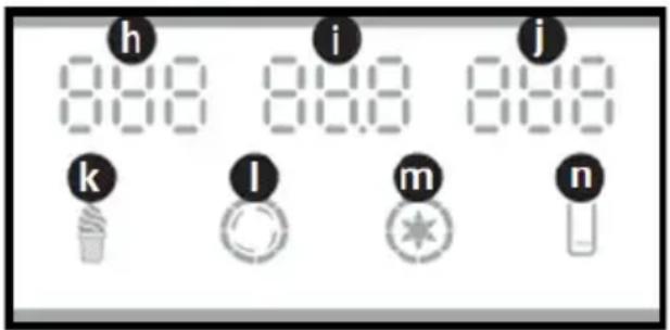 Royal Catering RCSI-18 - SYMBOLE AN DER LCD-ANZEIGE - 1
