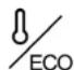 Essentiel B ERSC-4262b - Adjusting the temperature/Eco mode - 1