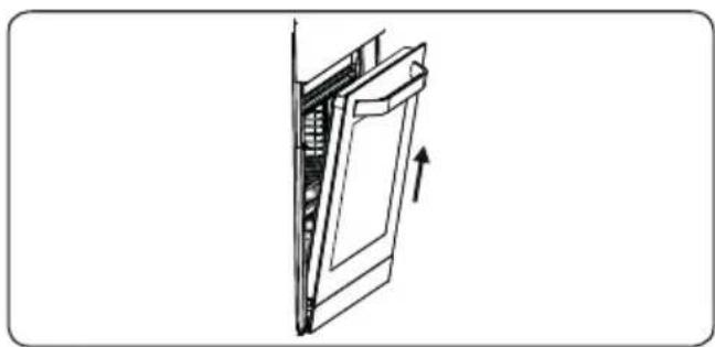 Essentiel B ECVC6060b7 - Démontage de la porte du four - 3