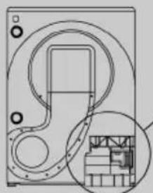 Essentiel B ESLHP10-2b - Fitting the drain hose - 2