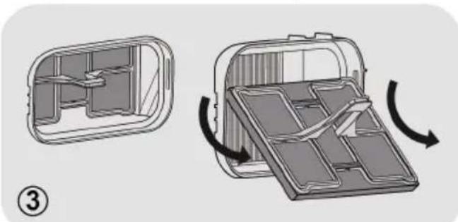 Essentiel B ESLHP10-2b - So reinigen Sie den Schwammfilter - 2