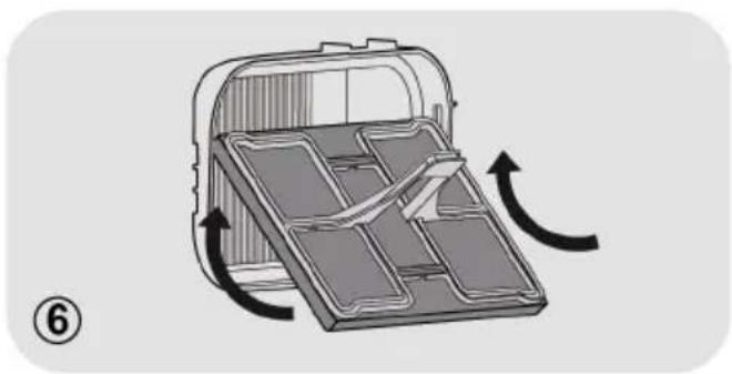 Essentiel B ESLHP10-2b - Pour nettoyer le filtre en éponge - 5