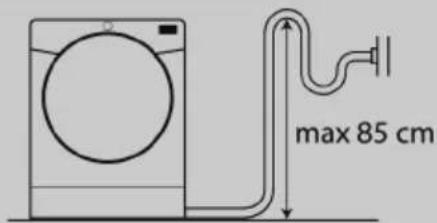Essentiel B ESLHP10-2b - Fitting the drain hose - 1