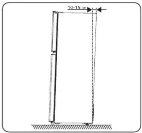 Essentiel B ERDV165-55s3 - Het toestel waterpas plaatsen - 1