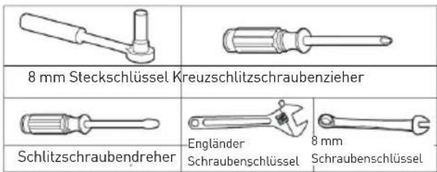 Essentiel B ERDV165-55s3 - Erforderliches Werkzeug - 1