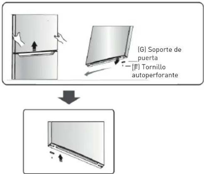 Essentiel B ERDV165-55s3 - Procedimiento para invertir la apertura de las puertas - 3