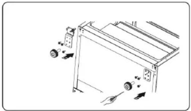 Essentiel B ERDV165-55s3 - Procedure voor het omkeren van de deuropening - 8