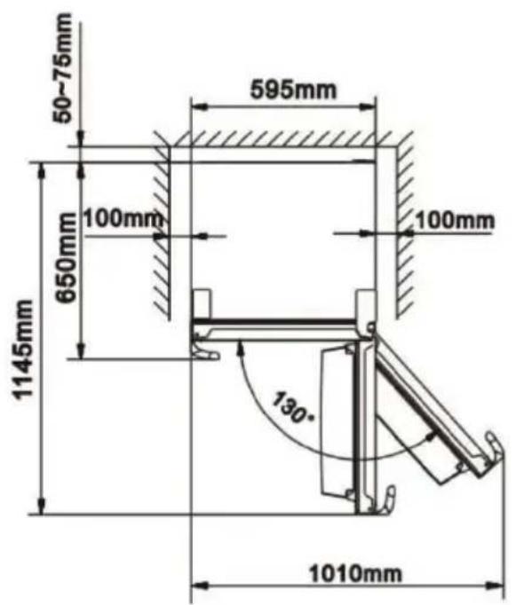 Essentiel B ERLV170-60hib1 - ATTENTION: veillez à ne pas obstruer les ouvertures de ventilation del'enceinte del'appareil ou de la niche dans laquelle il est encastré. - 2