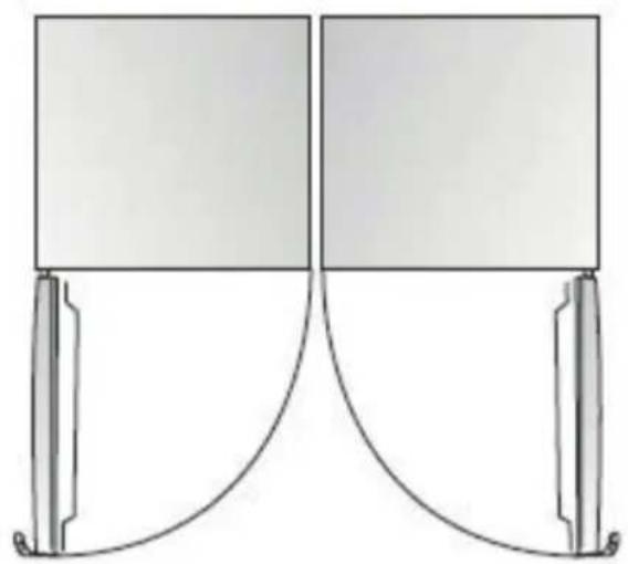 Essentiel B ERLV170-60hib1 - ATTENTION: veillez à ne pas obstruer les ouvertures de ventilation del'enceinte del'appareil ou de la niche dans laquelle il est encastré. - 1