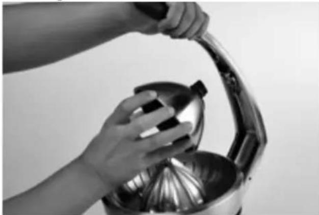 SAGE The Citrus Press Pro 800CPXL - MONTAGGIO DELLO SPREMIAGRUMI - 5