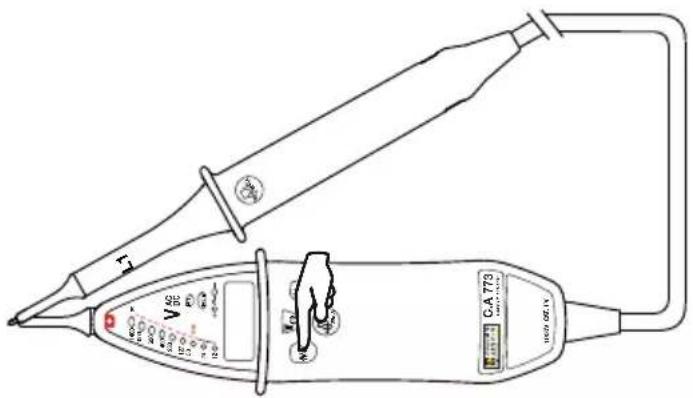 CHAUVIN ARNOUX C.A 773 - AUTOCOMPROBACIÓN - 1