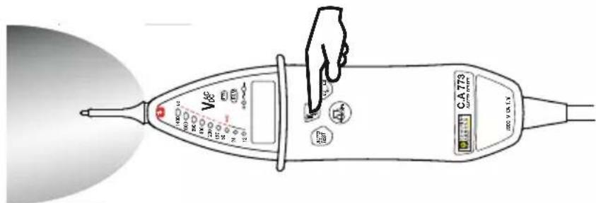 CHAUVIN ARNOUX C.A 773 - LIGHTING OF MEASUREMENT POINT - 1