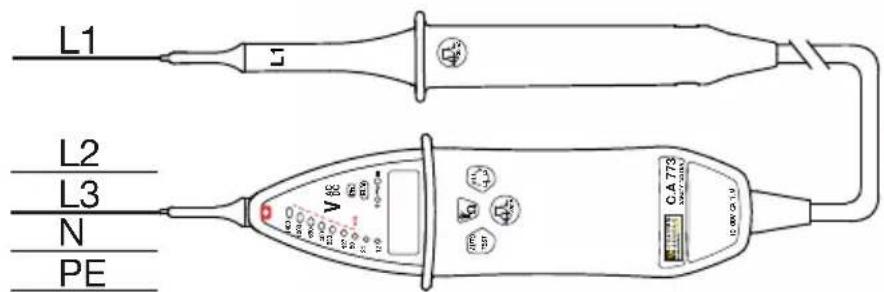 CHAUVIN ARNOUX C.A 773 - PHASENFOLGE DER AUSSENLEITER - 4
