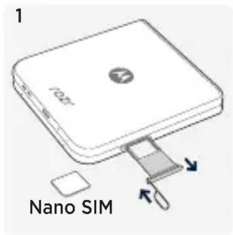 MOTOROLA Razr 60 - Put in the card - 1
