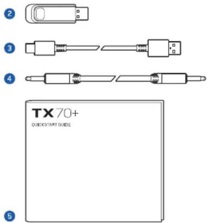 Gioteck TX70+ - PACKAGE CONTENTS - 2